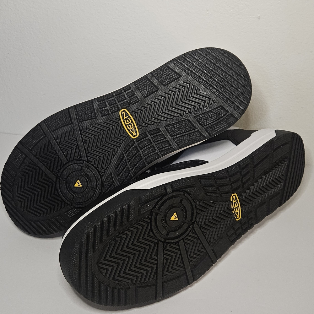 Keen NEW Utility Overton Mid Work Shoes Men Size 10 EE Composite Toe White Black - Picture 7 of 10